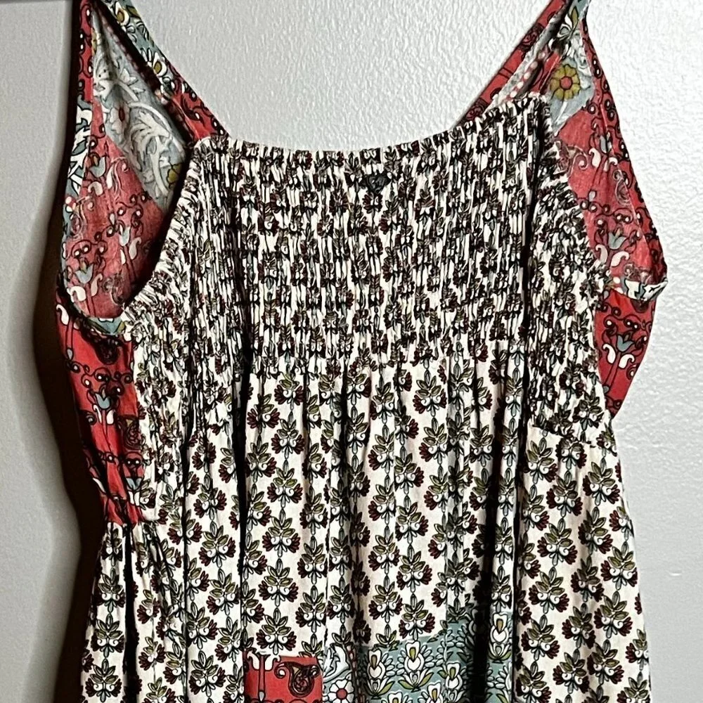 GWENDA PRINTED ADJUSTABLE TASSEL MAXI DRESS Size M - Picture 15 of 16